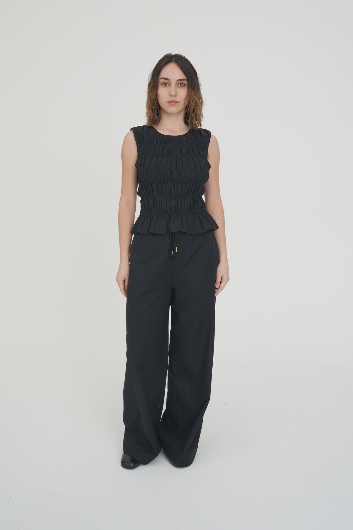 Huffer Womens Lin-in Sabine Pant - Black