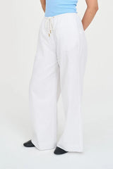Huffer Womens Lin-in Sabine Pant - White