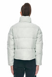 Huffer  Womens Box Puffer Jacket - Crisp