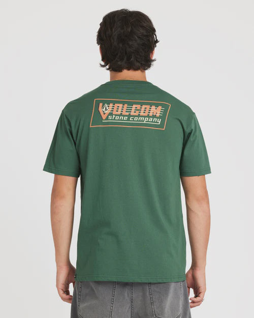 Volcom Speed Beacon SS Tee - Billiard Green
