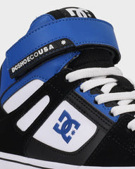DC Youth Pure High Top EV - Black/Blue/White