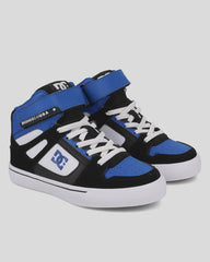DC Youth Pure High Top EV - Black/Blue/White