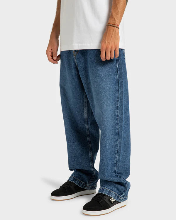 DC Worker Baggy Denim RSI Pants - Stone Indigo