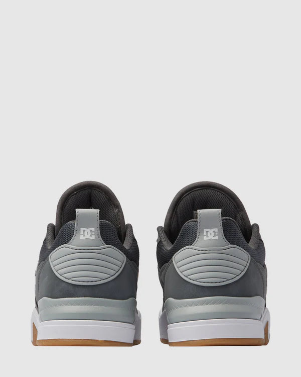 DC  Mens Ascend Shoe - Dark Grey/White