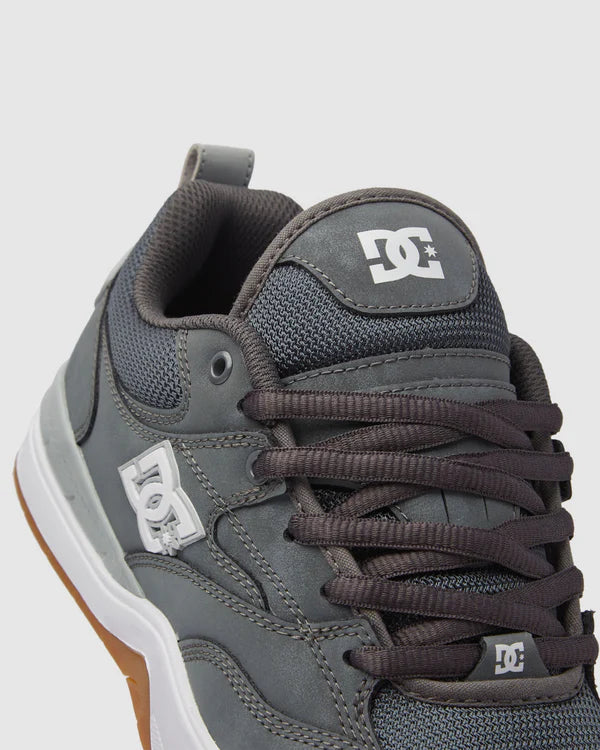 DC  Mens Ascend Shoe - Dark Grey/White