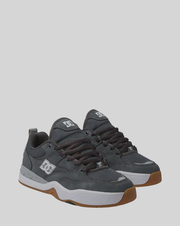 DC  Mens Ascend Shoe - Dark Grey/White