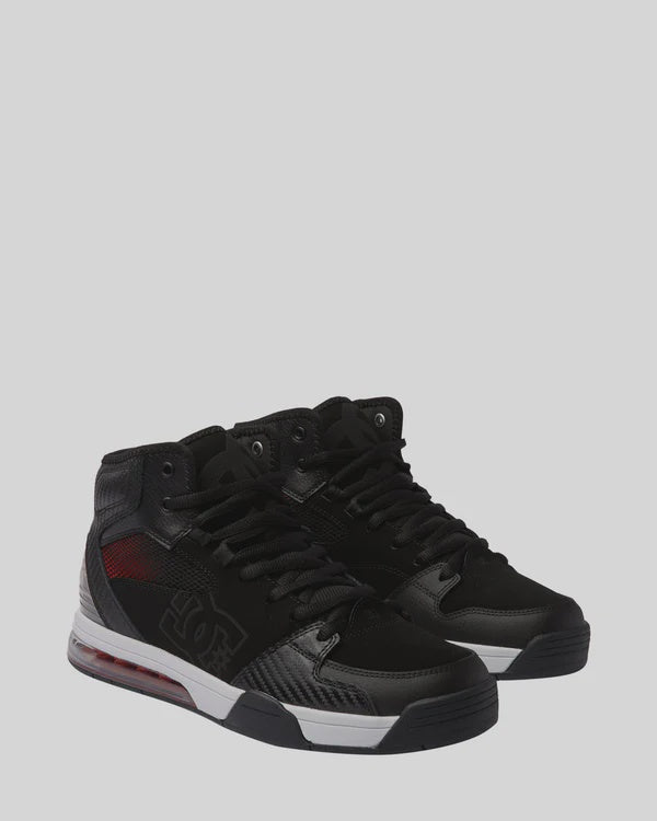 DC Versatile Hi High Top Shoes - Black/Red/Grey