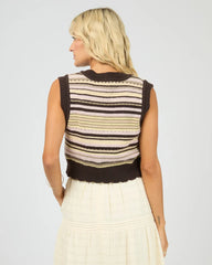 All About Eve Eve Finn Knit Vest - Multi