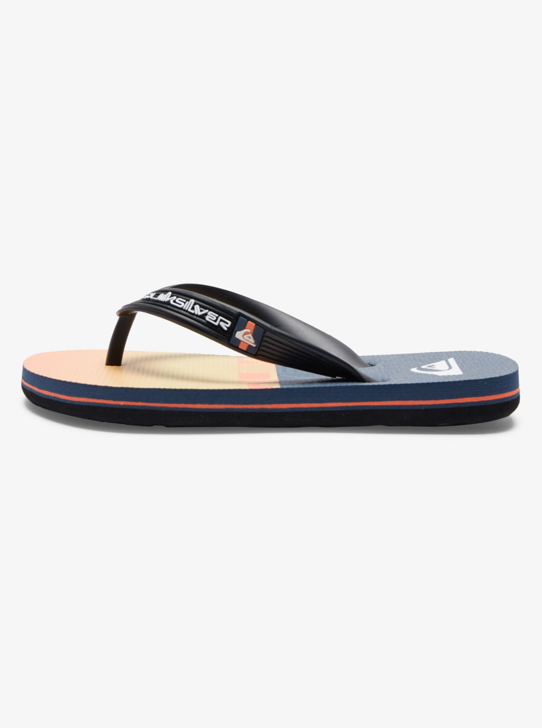Quiksilver Boys 2-7 Molokai Art SP KD Jandals - Grey/Orange/Grey