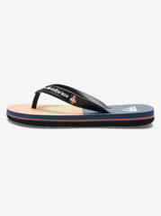 Quiksilver Boys 2-7 Molokai Art SP KD Jandals - Grey/Orange/Grey
