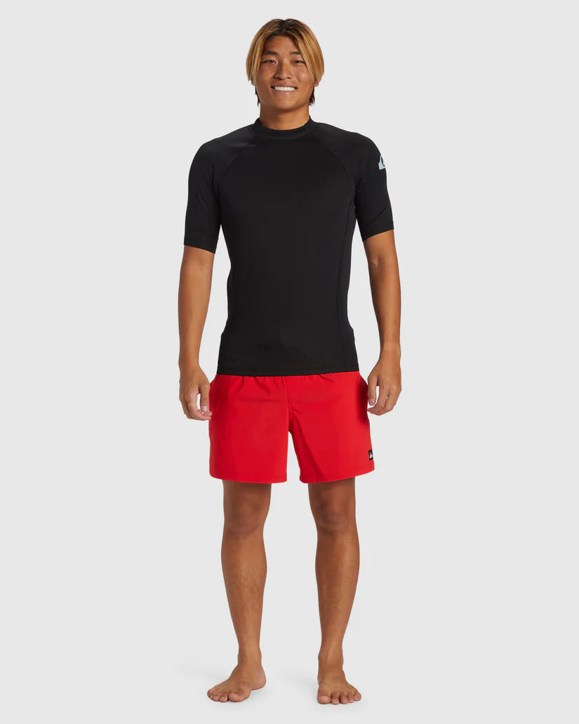 Quiksilver Everyday Heat Short Sleeve Surf Tee Shirt - Black