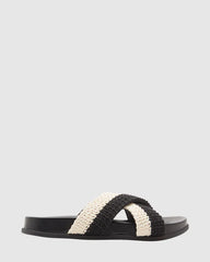 Roxy Syenna Slides - Black/Cream