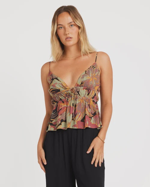 Volcom Womens Swell Ya Cami - Multi