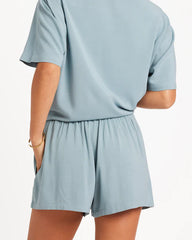 Volcom Womens Tropicali Short- Blue Sapphire