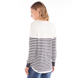 Betty Basics Sophie Knit Jumper - Licorice Stripe