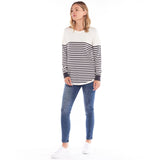 Betty Basics Sophie Knit Jumper - Licorice Stripe