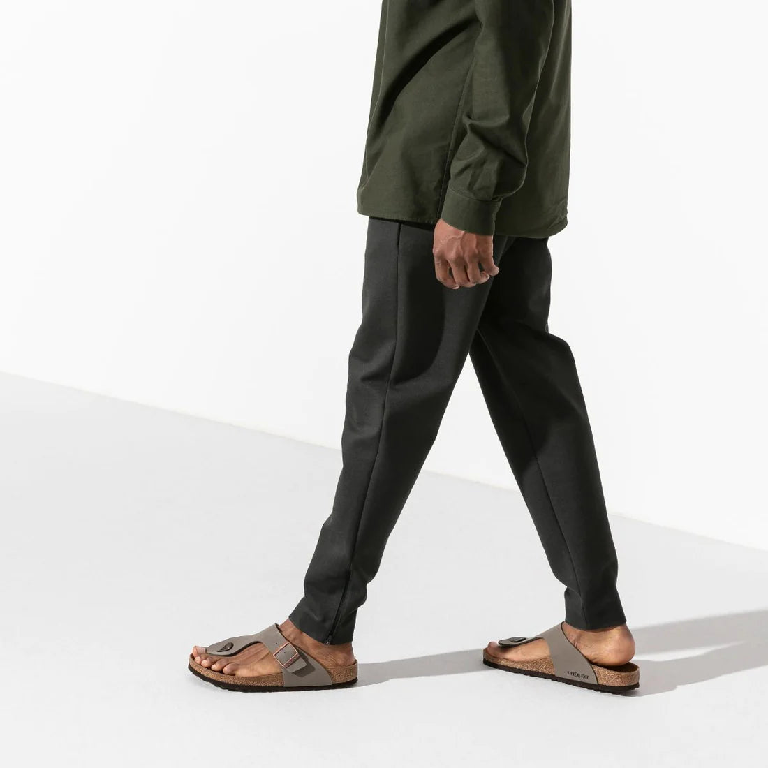 Birkenstock Ramses Birkibuc (Regular) - Stone