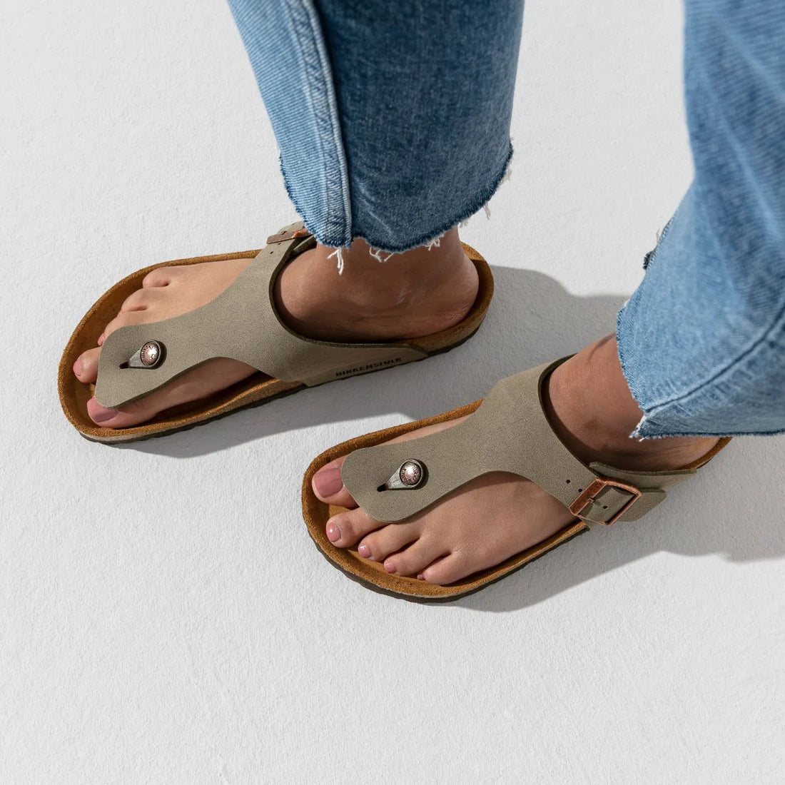 Birkenstock Ramses Birkibuc (Regular) - Stone