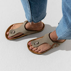 Birkenstock Ramses Birkibuc (Regular) - Stone