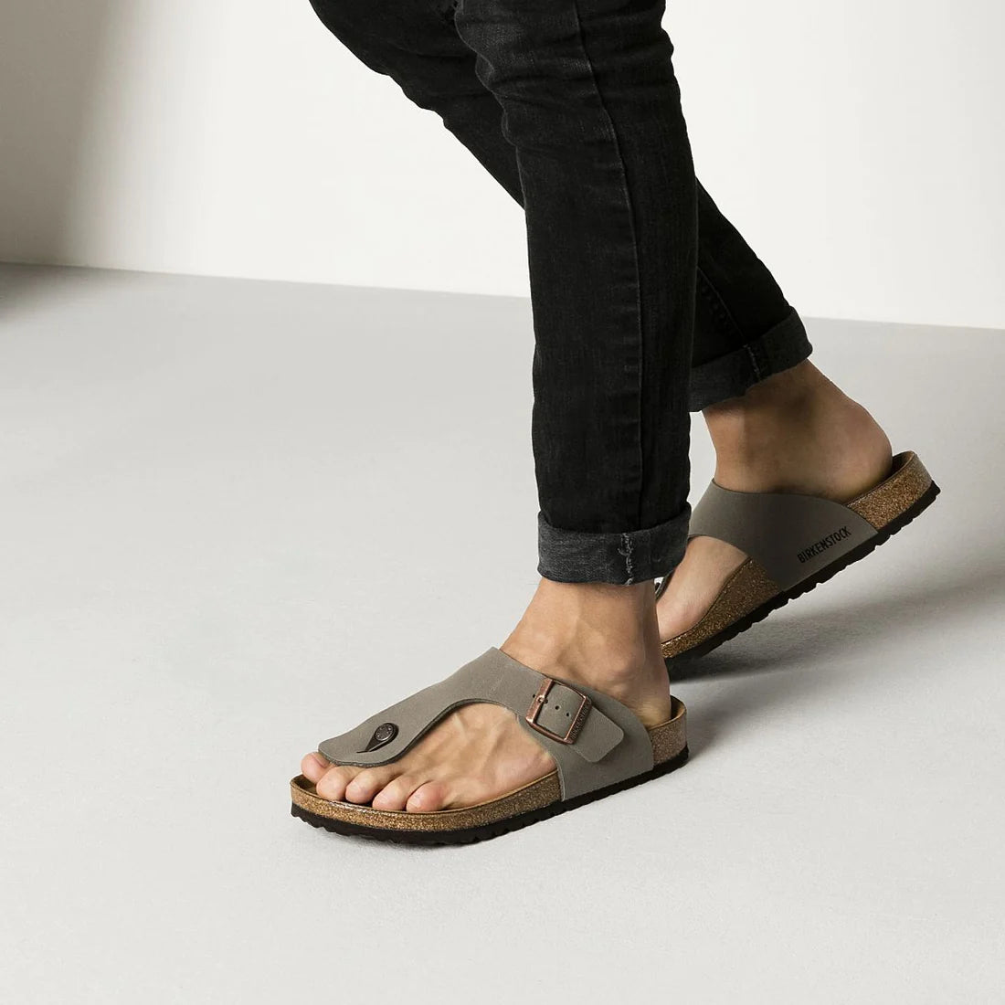 Birkenstock Ramses Birkibuc (Regular) - Stone