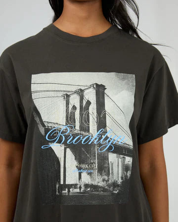 All About Eve Brooklyn Oversized Tee - Washed Black