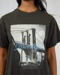 All About Eve Brooklyn Oversized Tee - Washed Black