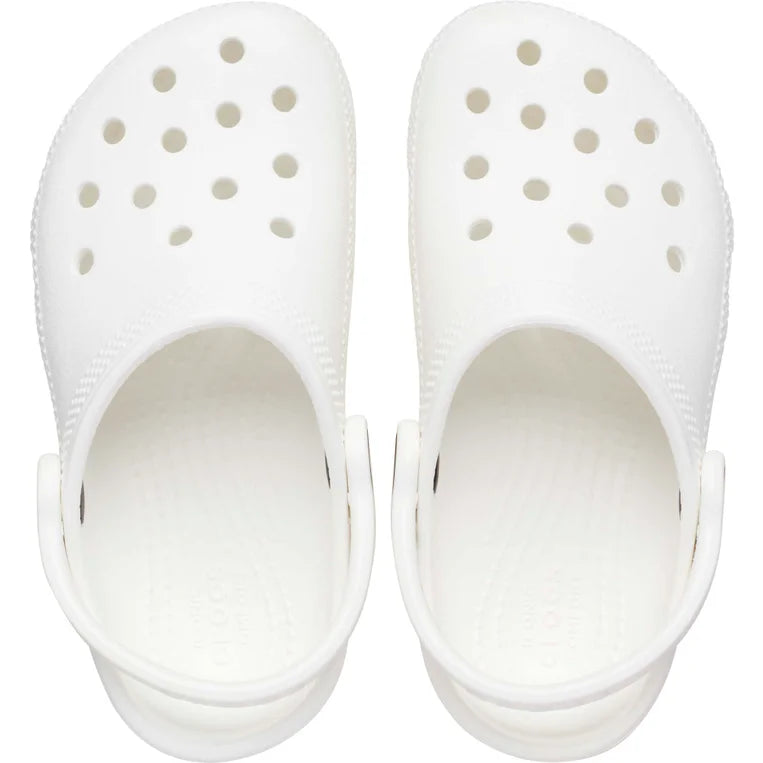 Crocs Kids Classic Clog - White