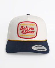 Volcom Overpatch Snapback Cap - Dirty White