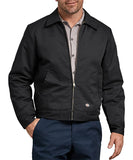 Dickies Lined Eisenhower Zip Thru Garage Jacket with Welt Pockets