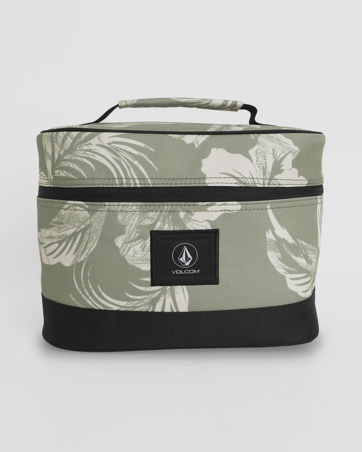 Volcom Patch Attack Deluxe Makeup Bag - Moss Stone
