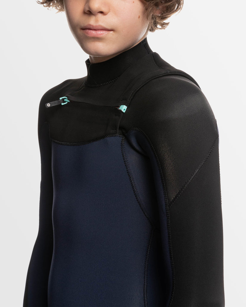 Quiksilver Youth Everyday Sessions 3/2 BZ Full Wetsuit - Dark Navy/Black