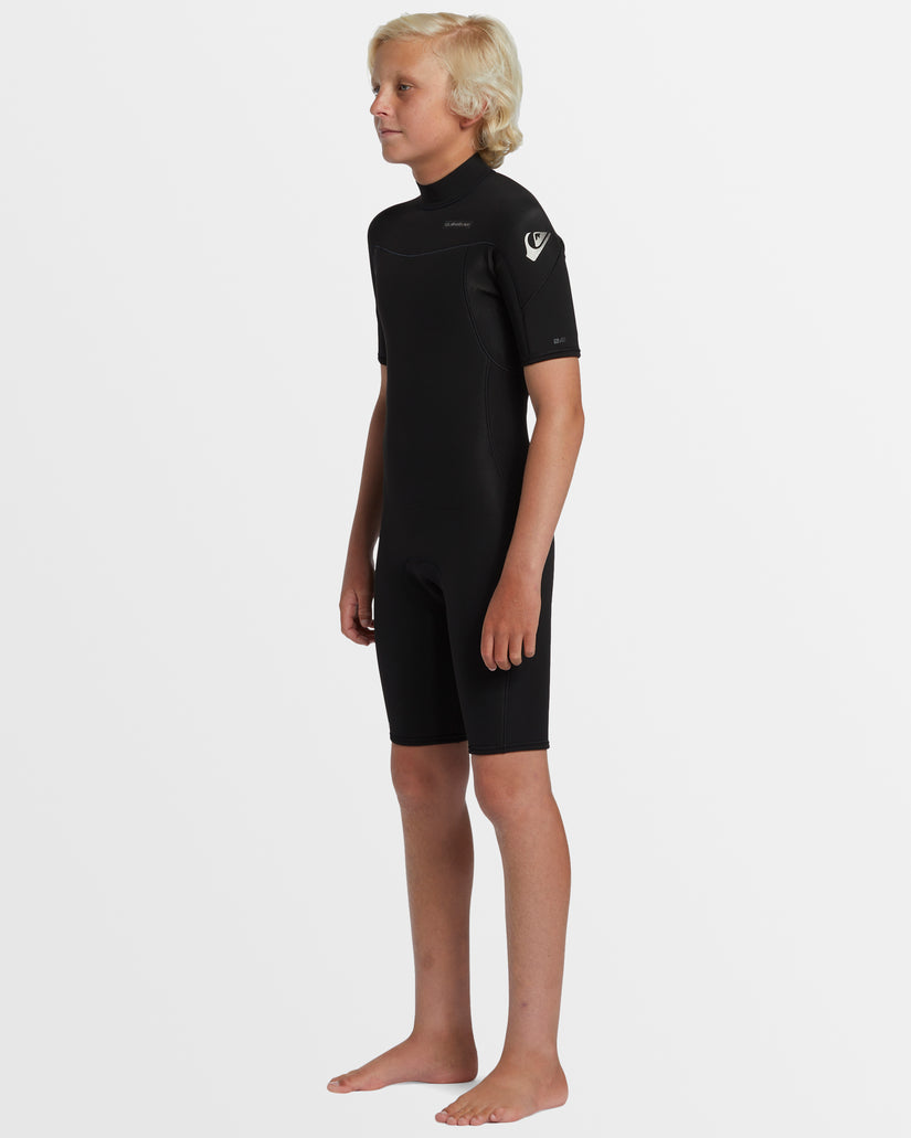 Quiksilver 8-16 Youth Everyday Sessions 2/2 BZ SS Spring Wetsuit - Black