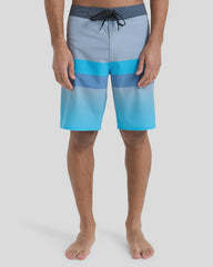 Quiksilver Surfsilk Straight Leg 20" Boardie - Quarry Reconnect Stripe