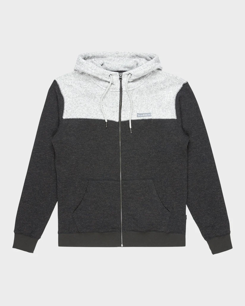 Quiksilver Keller Block Zip II - Black Heather