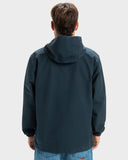 Quiksilver Rain Cloud Hooded Coat - Dark Navy