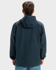 Quiksilver Rain Cloud Hooded Coat - Dark Navy