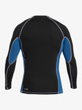 Quiksilver Saturn Protection Rashie - Dark Blue
