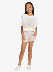 Roxy Una Mattina Lultico Short - Pirouette Surf Happy Strike