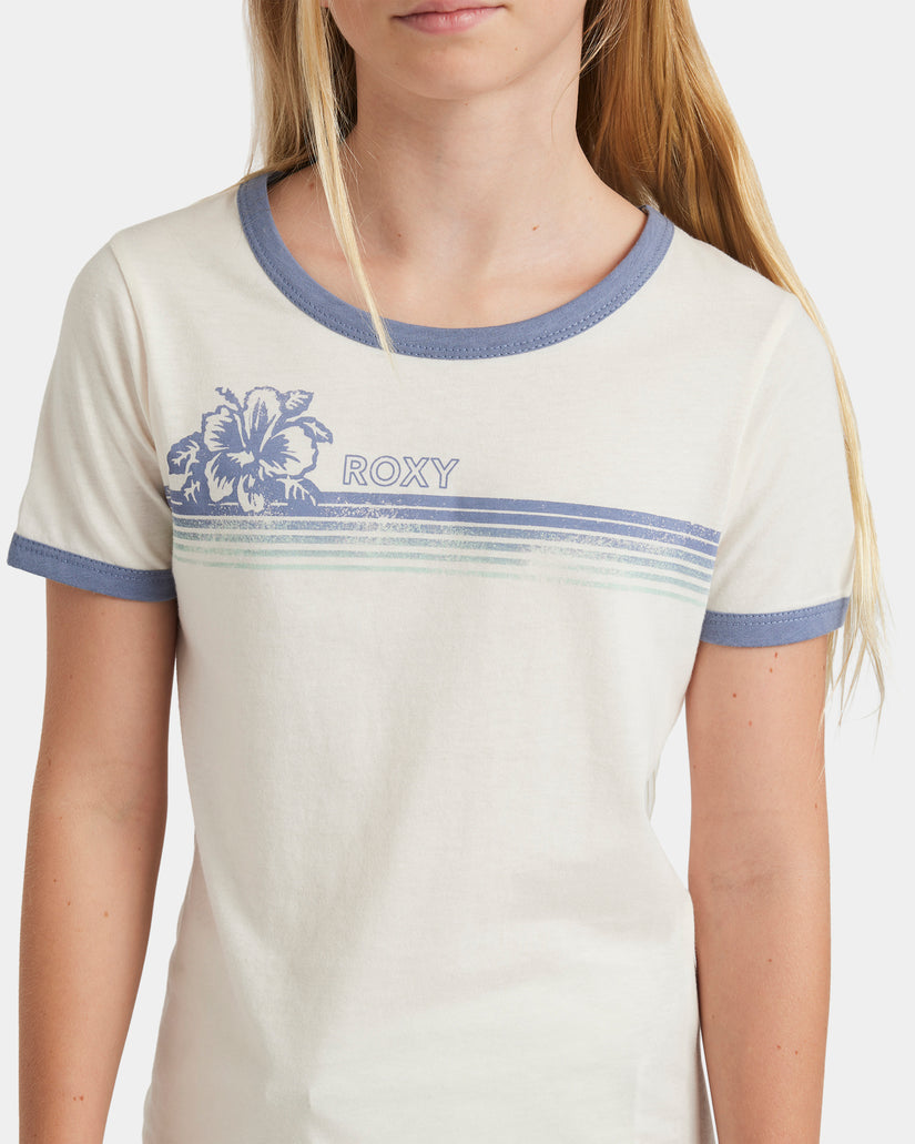 Roxy Girls 8-16  Can Love Me Better A Tee - Egret