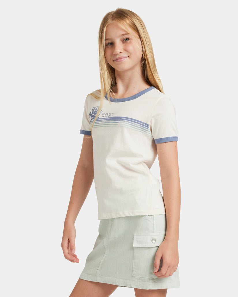 Roxy Girls 8-16  Can Love Me Better A Tee - Egret