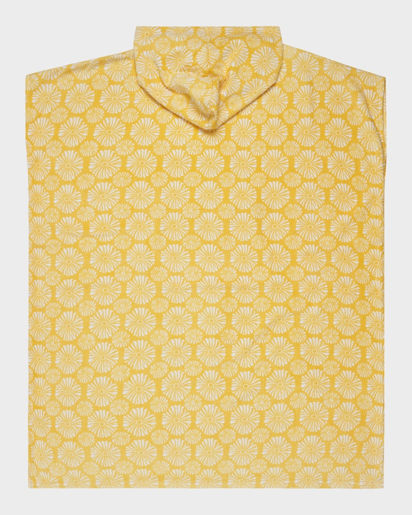 Roxy Stay Magical Printed Hooded Towel - Banana Cream Tropical Tile