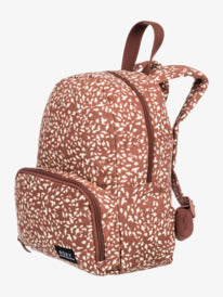 Roxy Always Core Canvas Backpack - Rustic Brown Animalia Dot