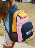 Roxy Womens Shadow Swell Solid 24L Medium Backpack - Mood Indigo