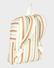 Roxy Sugar Baby Canvas Backpack Laurel Green Carver Stripe