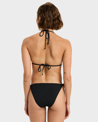 Roxy Beach Classics Tie Side Bikini Bottom - Anthracite