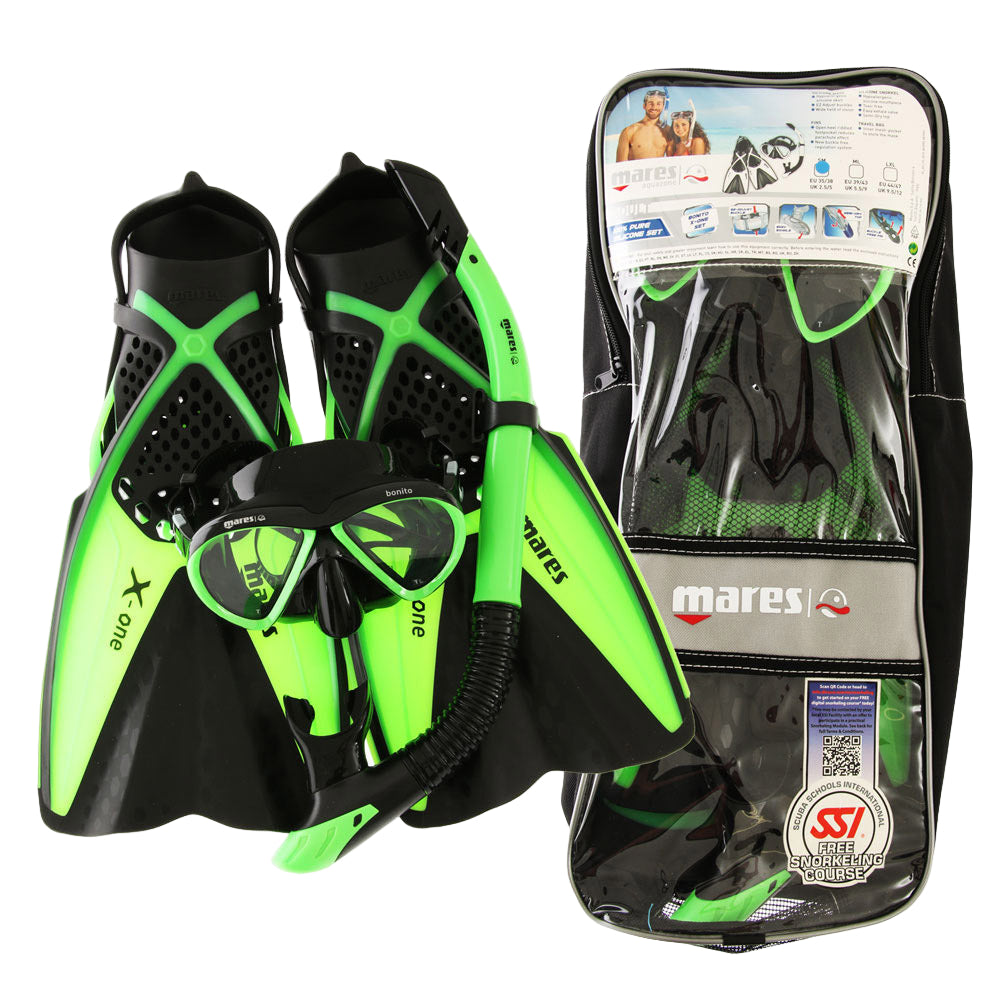 Mares Bonito X-One Set - Lime/Black