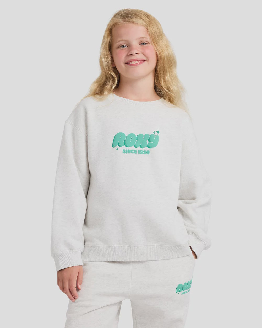Roxy 8-16 Girls Cruiser Crew - Grey Marle