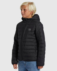 Quiksilver Youth 8-16 Scaly Puffer Jacket - Black