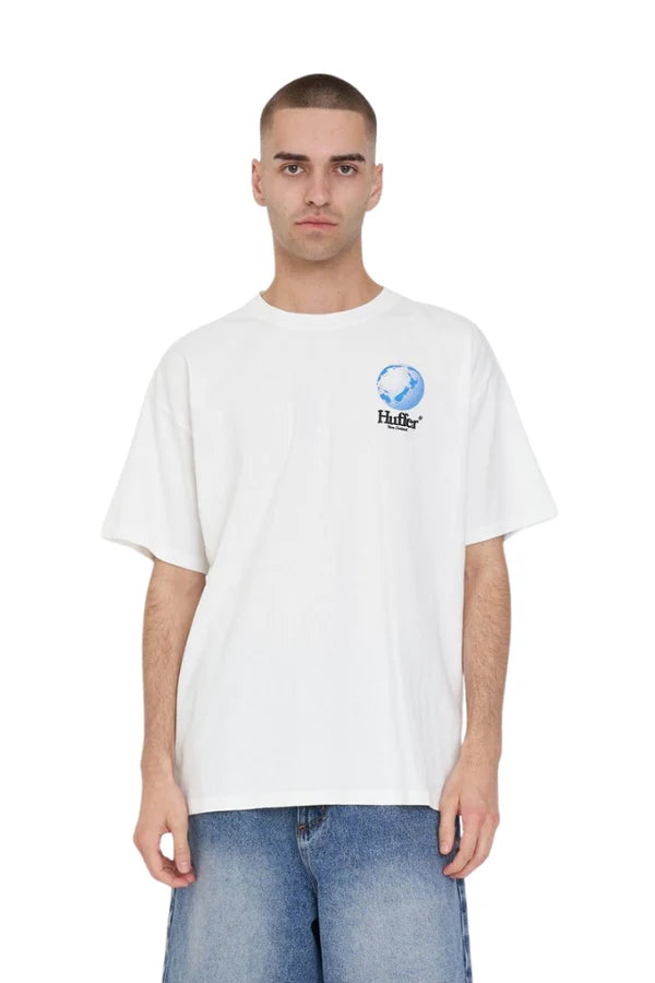 Huffer Block Tee 220/Digiworld - Chalk