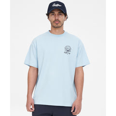 Huffer Block Tee 220/Zero Putts - Ice Blue
